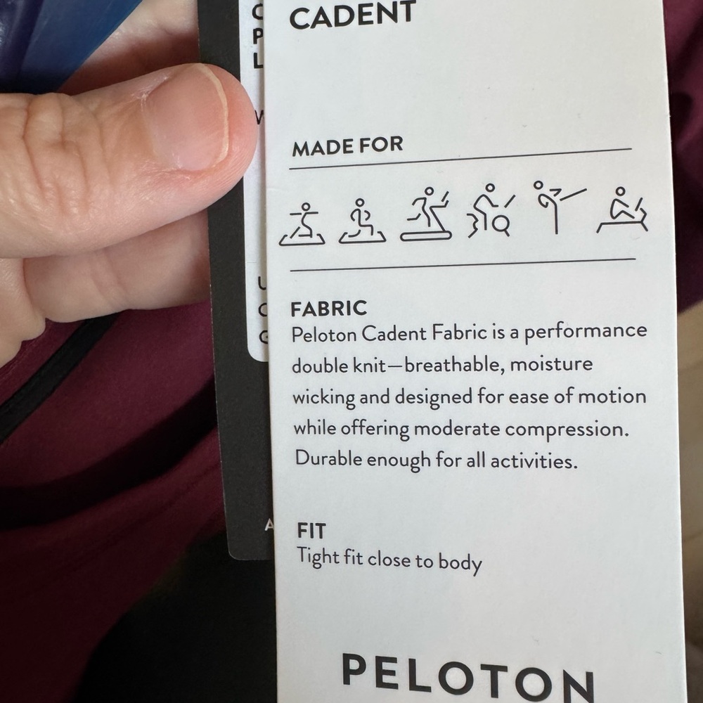 Peloton Cadent Light Long Sleeve in Deep Burgundy